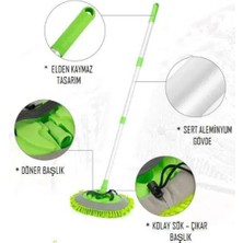 Özfırat Pvc Yapı Yedek Bezli Mikrofiber Araba Yıkama Fırçası