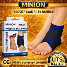 Minion Ayak Bilekliği 8 Bandajı Yetişkin Standart Sıze