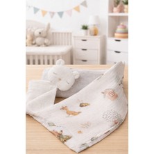 Caramell My Baby Kumsal 80x90 cm 1 adet Penye 1 adet Muslin Battaniye 1 adet Aksesuar 3lü kutulu set 2466
