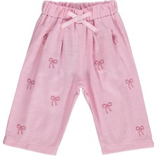 Civil Baby Fiyonk Empirme 6-18 Ay Pantolon  - Pembe