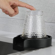 Özfırat Pvc Yapı Buffer® Yüksek Basınçlı Otomatik Bardak Yıkama Aparatı Mutfak Lavaboları Için Hızlı Kupa Durulayıcı