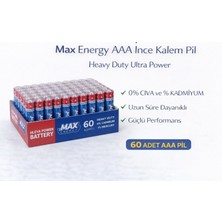 Popüler Sepet Max Energy Aaa Ince Kalem Pil 1.5V R03 Heavy Duty Ultra Power 4 Lü 15 Paket