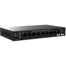 Ip-Com IP-G1110PF-8-120W 8 Port Gıgabıt + 1X1GB RJ45/SFP Port 120W 250 Metre Poe Swıtch