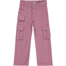 Civil Girls Üç Cepli Kargo 10-13 Yaş Pantolon - Pembe