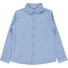 Civil Boys Yelken Nakışlı 6-9 Yaş Gömlek - Mavi