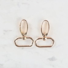 Özfırat Pvc Yapı Loren 3 cm 2 Li Altın Rengi Makrome Anahtarlık Kan