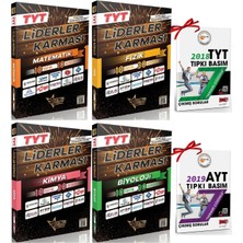 Liderler Karması Tyt Matematik-Fizik-Kimya-Biyoloji ve Ayt 2019 & Tyt 2018 Çıkmış Sorular Seti