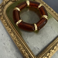 Mimoza Accessories Gold Detaylı Kemik Bileklik