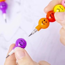 Özfırat Pvc Yapı Emojili Yumurtlayan Kalem Seti 4'lü