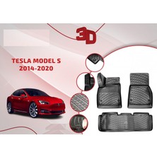 paspasgarajı Paspasgaraji Tesla Model S 3D Havuzlu Paspas 2014-2025