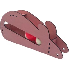 Özfırat Pvc Yapı Buffer®  Fare Kedi Oyunu Ahşap 2 Toplu Kedi Oyuncağı Tahta Kedi Oyunu Tahta Fare ve Toplu Oyuncak