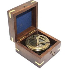 Özfırat Pvc Yapı Ahşap Kutulu Pirinç Pusula Model 4