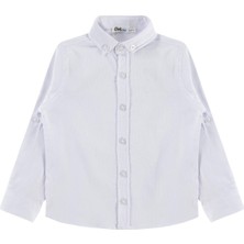 Civil Boys Yelken Nakışlı 6-9 Yaş Gömlek - Beyaz