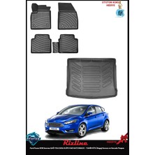 Rizline Ford Focus 2018 Sonrası Sağ Yolcuda Klips Var Hatchback - Tamir Kitli Bagaj Havuzu ve Havuzlu Paspas