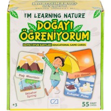 NessiWorld CAEGT-5053 Doğayı Öğreniyorum Eğitici Oyun Kartları -