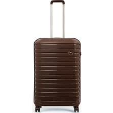 GROUND Vanille Orta Boy Valiz Acı Kahve- 10663