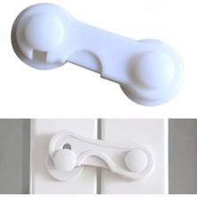 Özfırat Pvc Yapı Buffer® Bebek Çocuk Güvenliği Çekmece ve Dolap Için Kendiliğinde Yapışkanlı Vidasız Kapak Kilidi
