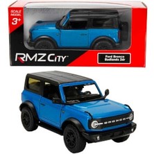 Montreal 1:32 Rmz City Jeep Serisi Die Cast Çek Bırak Model (Mavi Ford Bronco Badlands 2 Dr) ( 1 Adet )