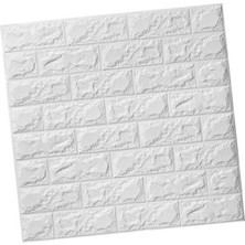 Özfırat Pvc Yapı 3D Tuğla Desenli Kendinden Yapışkanlı Duvar Paneli 58X38 cm