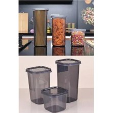 Özfırat Pvc Yapı 3 Boy Erzak Saklama Kabı