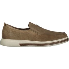 Lbr H1046 Erkek Hakiki Deri Eva Antik Casual Ayakkabı Nubuk Vizon