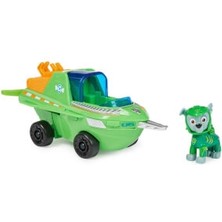 Montreal Paw Patrol Aqua Pups Temalı Araç ve Rocky Figür Seti ( 1 Adet )