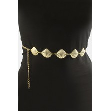 Zero Land Techmrt Istiridye Metal Zincir Kemer - Sarı