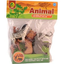 NessiWorld Bma-13 Pvc Pakette Dörtlü Vahşi Hayvanlar