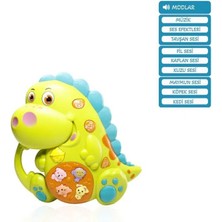 NessiWorld JLG-855-76A Işıklı ve Müzikli Dinazor Bebek