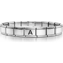 Özfırat Pvc Yapı Kişiye Özel A Harfli Çelik Bileklik – Paslanmaz Çelik Italyan Model Harfli Bilezik