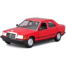 Montreal 1:24 Mercedes-Benz 190 E 2.6 Model Araba (Kırmızı) ( 1 Adet )