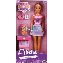 NessiWorld Bebek Set Alisha Veteriner Aksesuarlı ( 1 Adet Fiyatıdır )