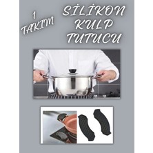 Keskon 1 Takım Silikon Tencere ve Tava Tutacağı – Yanmaz, Yapışmaz ve Isıya Dayanıklı Mutfak Tutamaç Seti