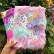 Özfırat Pvc Yapı Unicorn Tasarımlı Peluş Hatıra Defteri