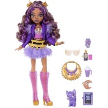 Montreal Monster High Ana Karakter Bebekler HPD53 (Mor Etekli Clawdeen Wolf JHK30) ( 1 Adet )