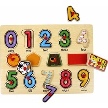 NessiWorld 130444 Ahşap Raptiyeli Puzzle Saat