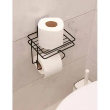 Özfırat Pvc Yapı Pratik Yapışkanlı Metal Tuvalet Kağıdı Tutucu