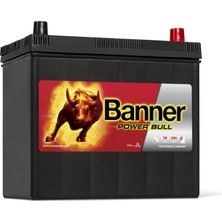 Banner P4523 Japon Düz 12 V 45 Ah ( - + )