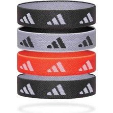 Gymstick Adidas Siyah Beyaz Kırmızı Saç Tokası ADAC-16210
