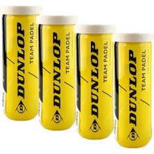 Tecnifibre Dunlop Team Padel 3'lü 4 Kutu Padel Topu 601553