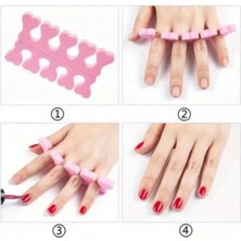 Özfırat Pvc Yapı Parmak Ayırıcı Sünger Manikür Pedikür Aparatı 5 Adet