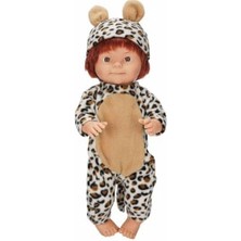 Montreal Bebelou Costume Party Bebeği 40 cm  (Leopar Kostümlü Bebelou) ( 1 Adet )