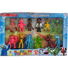 UDATOYS Rainbow Friends Gökkuşağı Arkadaşları Büyük Figür Oyuncak Seti 9'cm 12'li Set
