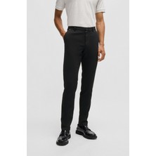 Boss Erkek Streç Pamuk Chino Siyah Pantolon 50485788-001