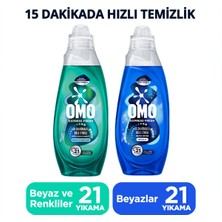 Omo Express Fresh Ultra Beyaz 840 ml X1+ Omo Express Fresh Kötü Koku Karşıtı 840 ml X1