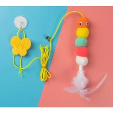 Özfırat Pvc Yapı Elastik Yapışkanlı Kedi Oyun Oltası