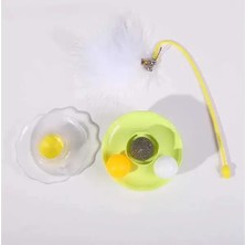 Özfırat Pvc Yapı Zilli Kedi Otlu Hacıyatmaz Oyuncağı