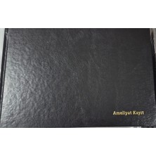 Dilman Ameliyat Kayıt Defteri 96 Yp