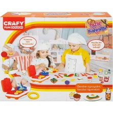 NessiWorld Crafy Pazar Kahvaltısı Oyun Hamuru Seti 300 G 23 Parça
