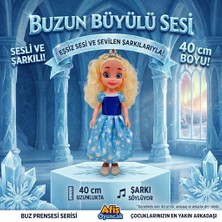Farbu Oyuncak Eliza Buz Prensesi - 40 cm Sesli ve Şarkı Söyleyen Fonksiyonel Bebek